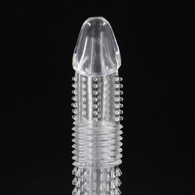 Reusable Crystal Condoms And Extendable Male Penis Condoms Adult Sex Toys