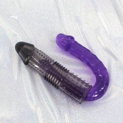 Reusable Crystal Condoms And Extendable Male Penis Condoms Adult Sex Toys