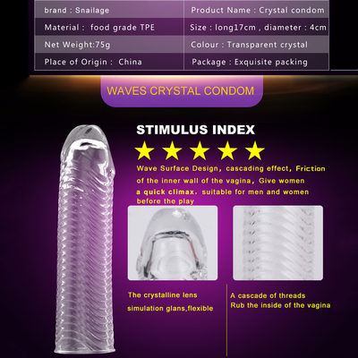 Sex Products Penis Enlargement Extensions Penis Cock Sleeve Sex Toy