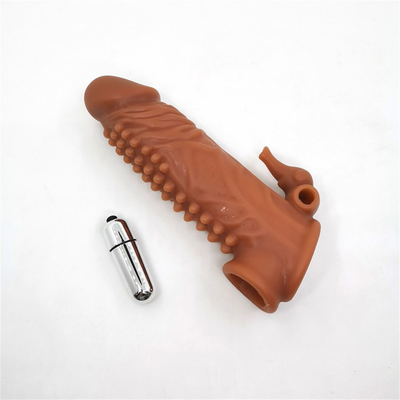 Reusable Silicon Condom With Cock Sleeve Dildo Sheath Condoms For Men Extender Sex Toys Penis Sleeve