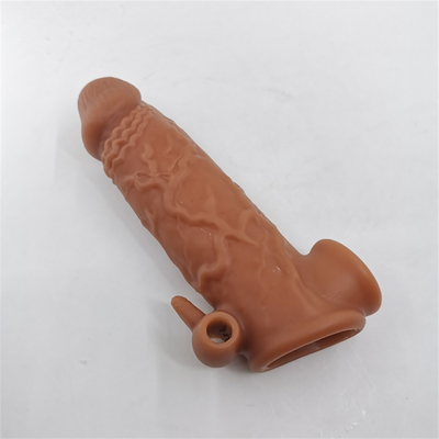 Condom Penis Sleeves Reusable Cover Extender Enlargers Adult Sex Toy For Men