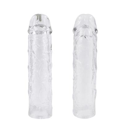 Sex Toy Dildo Extender Condoms For Men Penis Extension Sleeve Cock Silicone Realistic Penis