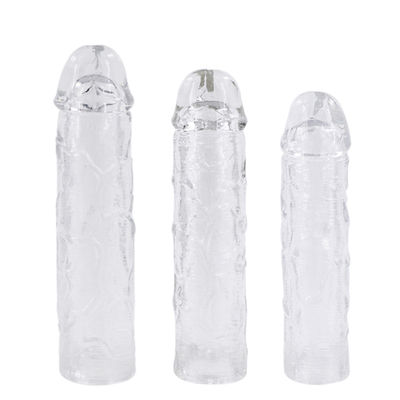 Sex Toy Dildo Extender Condoms For Men Penis Extension Sleeve Cock Silicone Realistic Penis