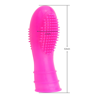 Medical Silicone Finger Sleeve Ring With Bump Penis Ring Sex Toys