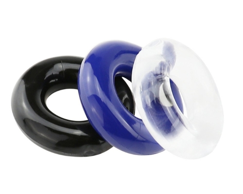 Time Delay Penis Ring Crystal Ring Color Random Silicone Ring For Male