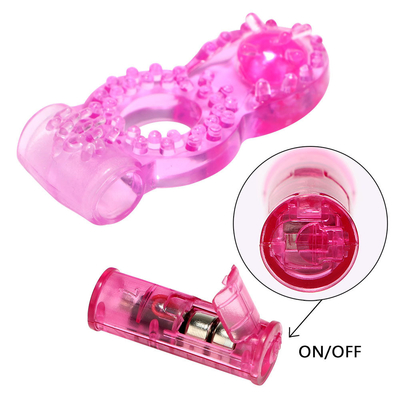 Silicone Vibrating Sex Toys Cock Ring Penis Ring Ejaculating Delay Cock Ring