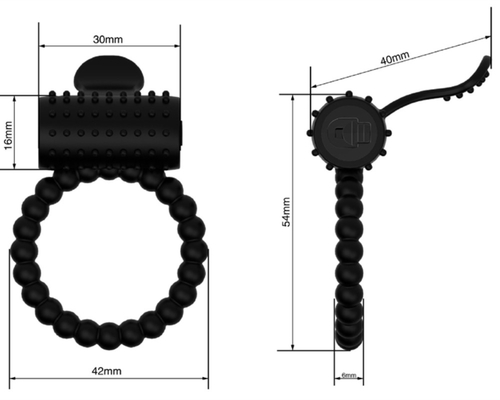 Medical Silicone Cock Ring Vibrator Penis Ring For Men'S Delay Lock