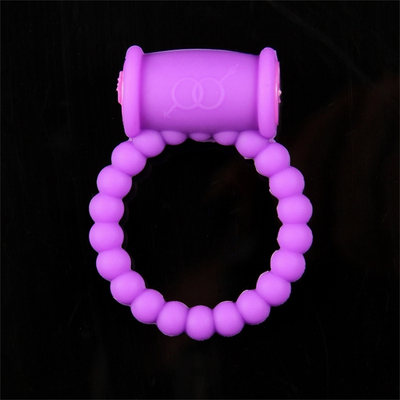 Silicone Cock Ring Vibrator Sex Product For Penis