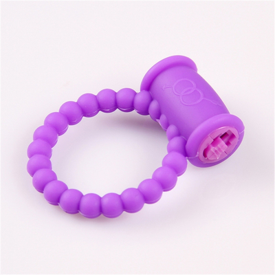 Silicone Cock Ring Vibrator Sex Product For Penis