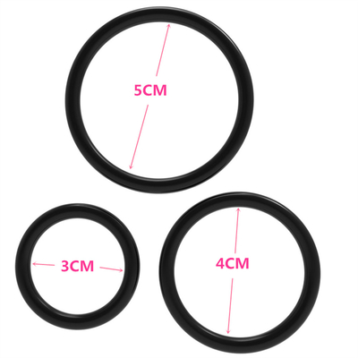 3pcs/Set Silicone Durable Ejaculation Delay Penis Ring For Male