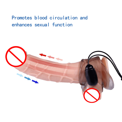 Free TPE G Spot Adult Products Male Vibrating Penis Cock Ring For Penis