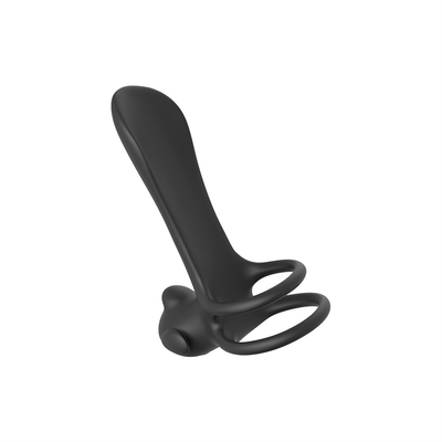 Silicone Triangle Penis Ring With Teasing Tail / Stretchy Cock Ring For Penis Stimulation