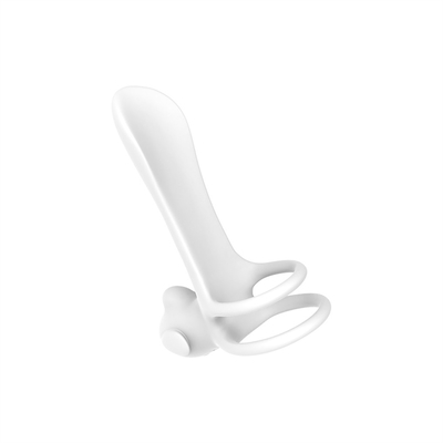 Silicone Triangle Penis Ring With Teasing Tail / Stretchy Cock Ring For Penis Stimulation