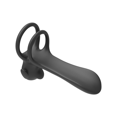 Silicone Triangle Penis Ring With Teasing Tail / Stretchy Cock Ring For Penis Stimulation