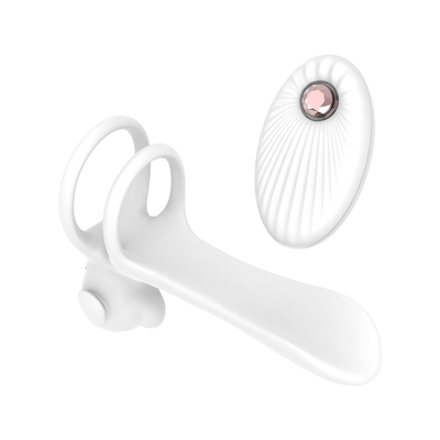 Silicone Triangle Penis Ring With Teasing Tail / Stretchy Cock Ring For Penis Stimulation