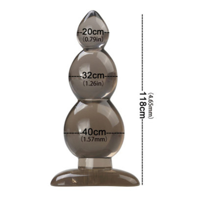 xese Hot Sale Medical TPE Hand Free Sex Toys Anal butt Plug Set for Adult