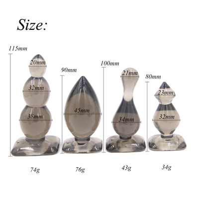 xese Hot Sale Medical TPE Hand Free Sex Toys Anal butt Plug Set for Adult