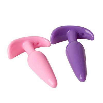 xese Hot Selling Chastity TPE Sex Toy Anal Plug Set for Woman