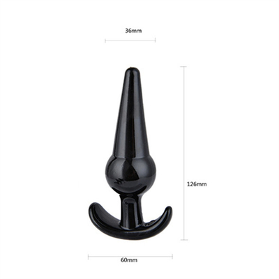 xese Hot Selling Chastity TPE Sex Toy Anal Plug Set for Woman