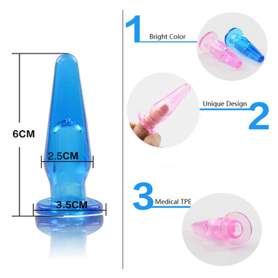 Mini Sex Toys for Women Man Gay Couples Butt Plug TPE Anal Plug for Sexy Love