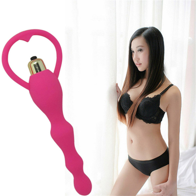 Silicone Sex Toy Beads 10 Speeds Anal Plug Vibrator for Both Men And Women