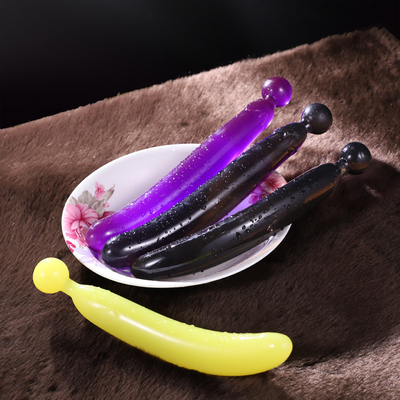 Hot sale Fruit Vegetable crystal Dildos Anal Plug Vagina Clitoris Massager Sex Toys For Female Masturbation
