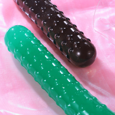 Hot sale Fruit Vegetable crystal Dildos Anal Plug Vagina Clitoris Massager Sex Toys For Female Masturbation