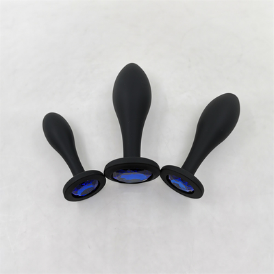 Drop Shipping Silicone Anal Sex Toys Water Drop Design Black Anal Massager Butt Plug Anal Plug Set