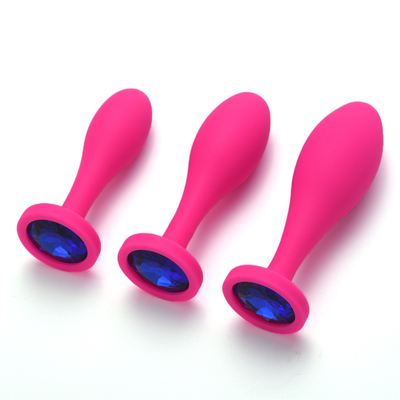 Drop Shipping Silicone Anal Sex Toys Water Drop Design Black Anal Massager Butt Plug Anal Plug Set