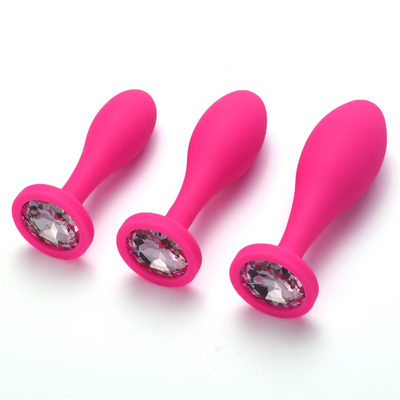 Drop Shipping Silicone Anal Sex Toys Water Drop Design Black Anal Massager Butt Plug Anal Plug Set