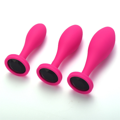 Drop Shipping Silicone Anal Sex Toys Water Drop Design Black Anal Massager Butt Plug Anal Plug Set