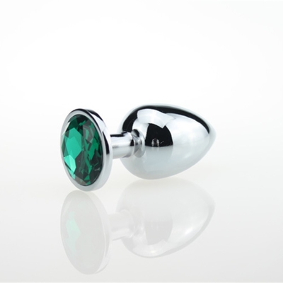 Various Colors Jewelry Sex Toys Metal Anal Plug for Adult