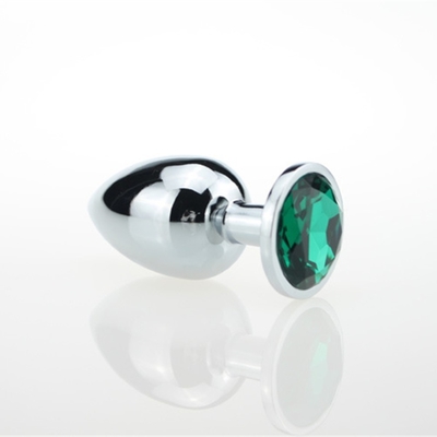 Various Colors Jewelry Sex Toys Metal Anal Plug for Adult