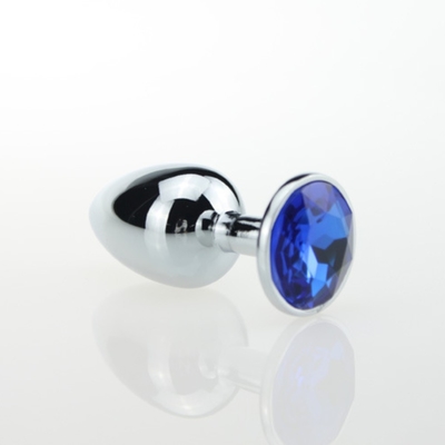 Various Colors Jewelry Sex Toys Metal Anal Plug for Adult