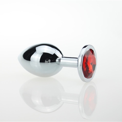 Various Colors Jewelry Sex Toys Metal Anal Plug for Adult