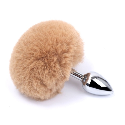 Various Colors Metal Sex Toys Anal Plug With Bunny Tail
