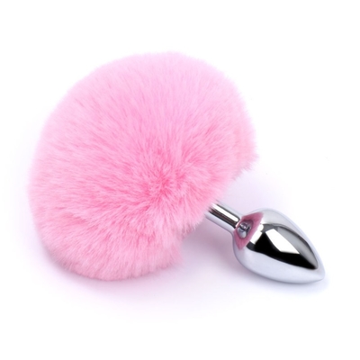 Various Colors Metal Sex Toys Anal Plug With Bunny Tail