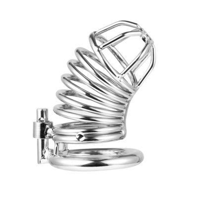 Metal Chastity Penis Cock Cage Men Bondage Penis Lock Chastity Time Delay Cages Device For Male