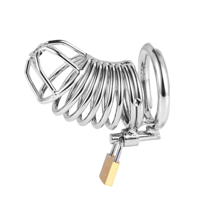 Metal Chastity Penis Cock Cage Men Bondage Penis Lock Chastity Time Delay Cages Device For Male