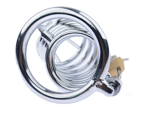 Metal Chastity Penis Cock Cage Men Bondage Penis Lock Chastity Time Delay Cages Device For Male