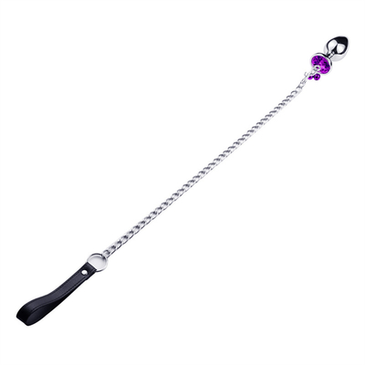 Anal Sex Toys Plug Butt Stainless Steel Crystal 3pcs Set Metal Anal plug with Bell