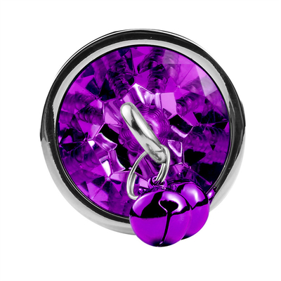 Anal Sex Toys Plug Butt Stainless Steel Crystal 3pcs Set Metal Anal plug with Bell