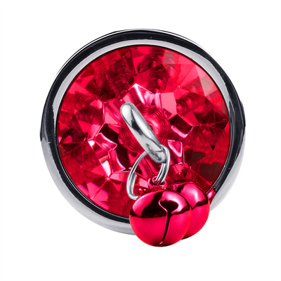 Anal Sex Toys Plug Butt Stainless Steel Crystal 3pcs Set Metal Anal plug with Bell
