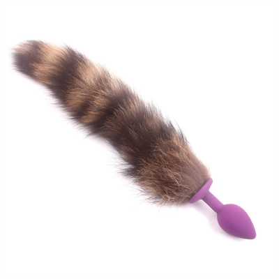 Wearable Comfortable Anal Plug Toys Silicone Fox Tail Anal Plug Tail Anal Toys Women