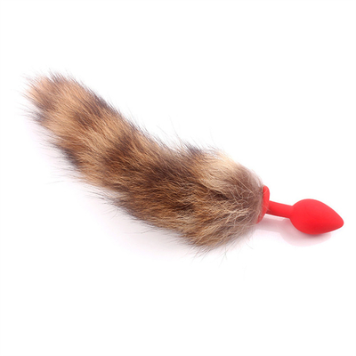 Wearable Comfortable Anal Plug Toys Silicone Fox Tail Anal Plug Tail Anal Toys Women