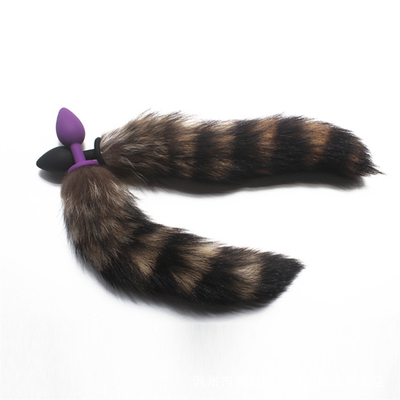 Wearable Comfortable Anal Plug Toys Silicone Fox Tail Anal Plug Tail Anal Toys Women