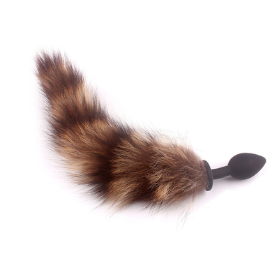 Wearable Comfortable Anal Plug Toys Silicone Fox Tail Anal Plug Tail Anal Toys Women