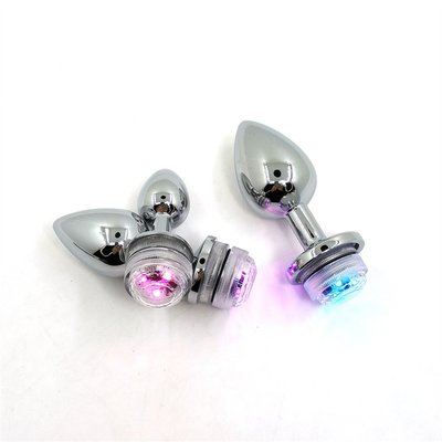 Color Changing Anus Enlarge Anal Butt Plug With Remote Anal Light Up Plug Anal Plug With Led Lights