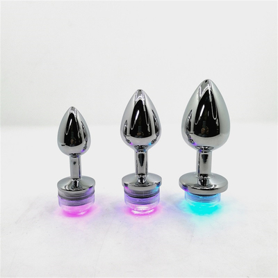 Color Changing Anus Enlarge Anal Butt Plug With Remote Anal Light Up Plug Anal Plug With Led Lights