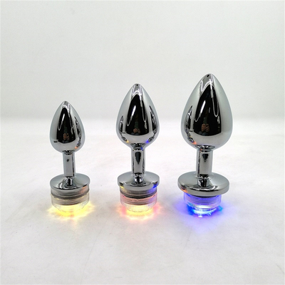 Color Changing Anus Enlarge Anal Butt Plug With Remote Anal Light Up Plug Anal Plug With Led Lights